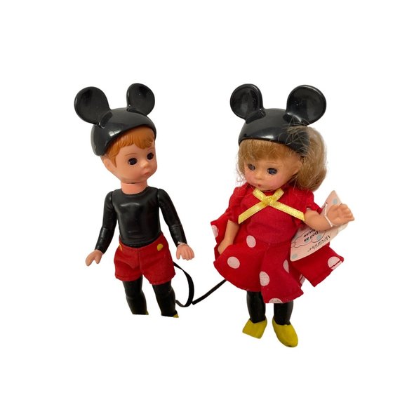 McDonalds Madame Alexander Doll Boy as Mickey Mouse and Girl as Minnie Mouse 5 1 - Picture 2 of 6